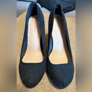 Torrid Black Suede Heels
